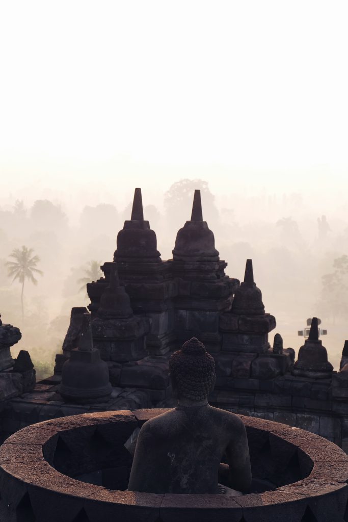 sunrise Borobudur Java Indonesia